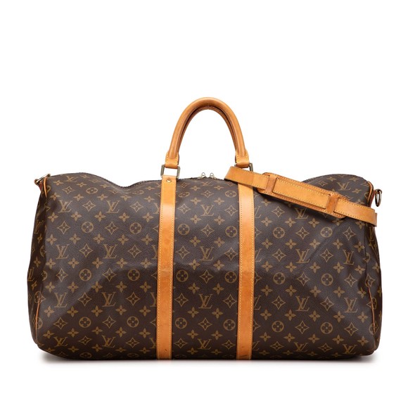 Pre-Loved Louis Vuitton Monogram Keepall Bandouliere 55 - Picture 1 of 10